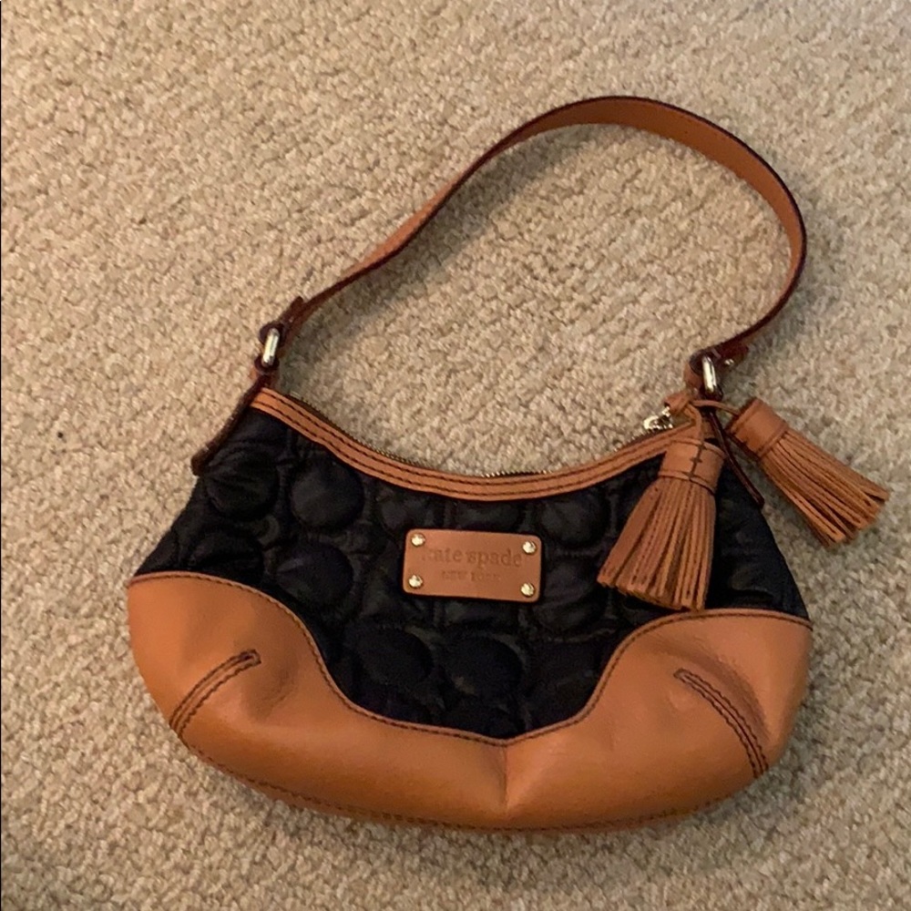 unused Kate spade small purse! Tan/black
